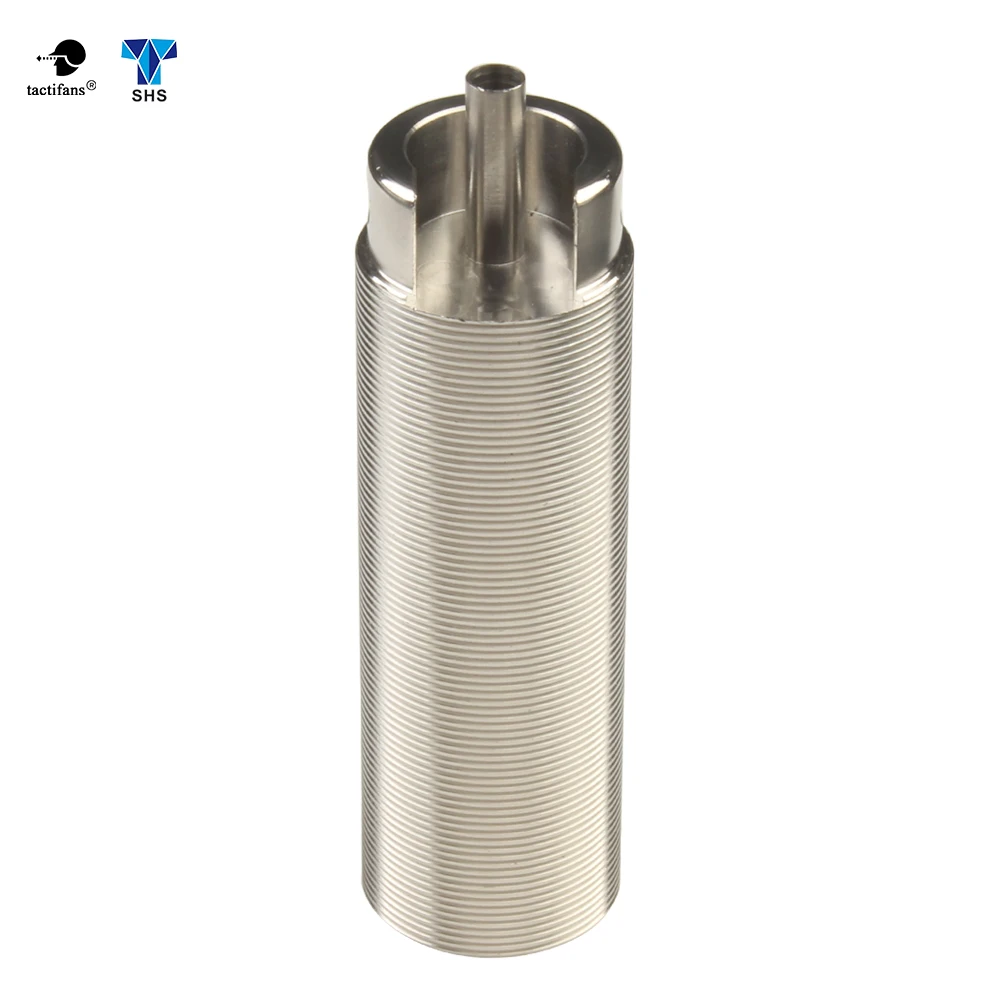 SHS Tune Up Kit Steel CNC Milled One-Piece Solid Cylinder Integrated Cylinder Head Piston Head M4 Nozzle Airsoft Paintball Game