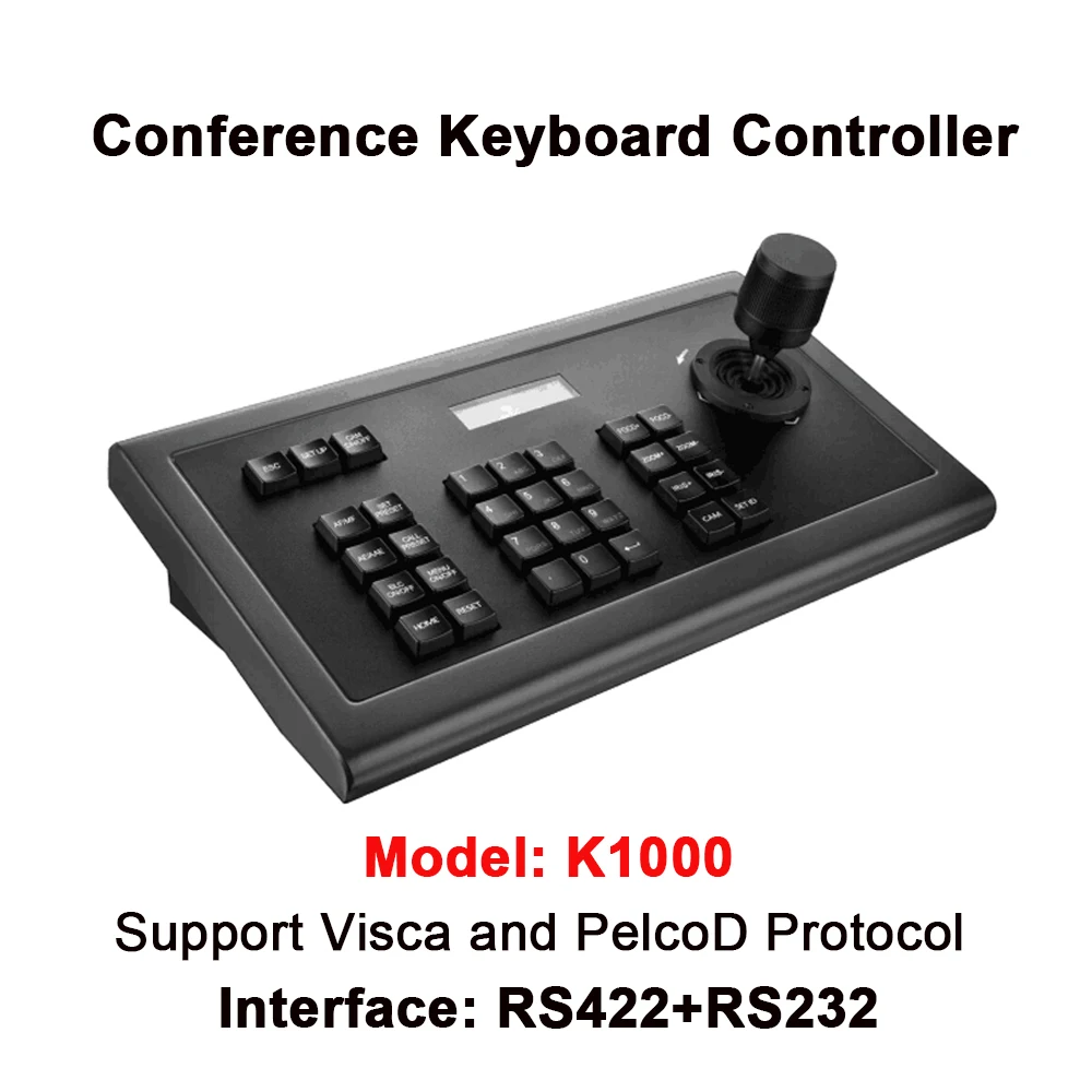 Rs232 Visca Hd Sony Conference Camera Controller 3d Joystick Keyboard Pelco  Protocol Control For Cctv Ptz Ahd Sdi Tvi Cvi Camera - Matrix Keyboard -  AliExpress