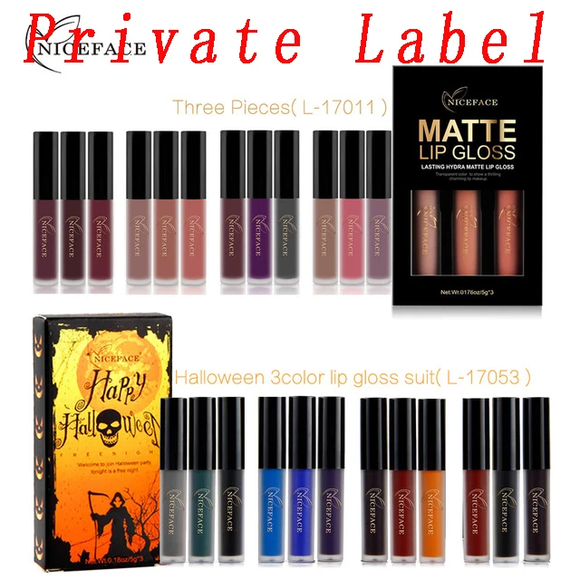 

Free private label wholesale but must meet requirement see our policy 3Pcs/Lot Matte Long-lasting Waterproof Lipstick