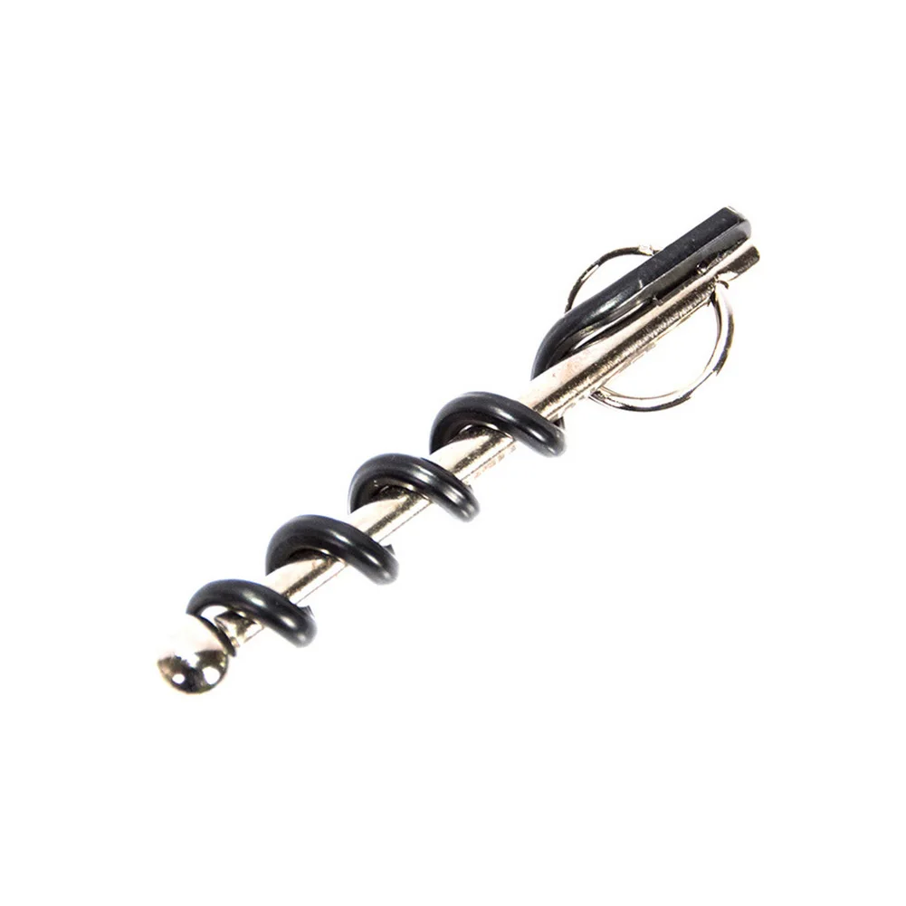 

1Pc Red Wine Bottle Opener Multi-functional Mini Cork Screw Keychain Camping Outdoor Survival Tool Good Quality 3.3*6.8cm