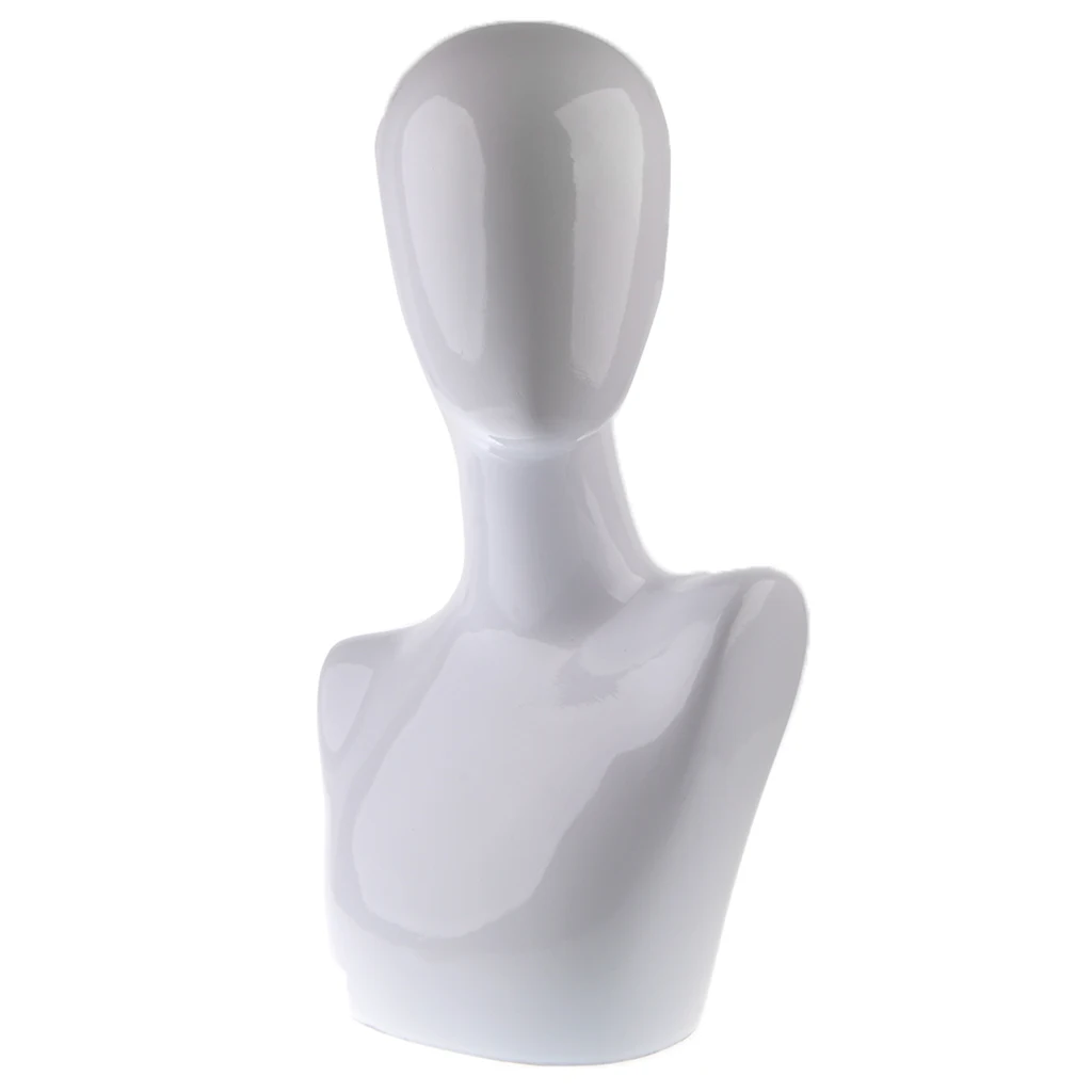 Stable Female Mannequin Head Wig Hat Jewelry Necklace Display Stand Model
