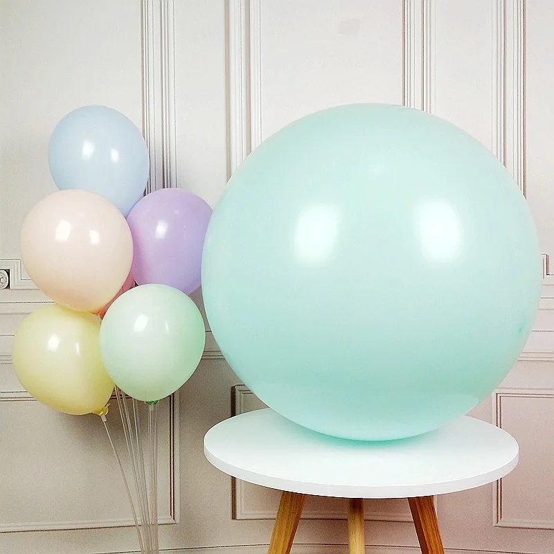 36 дюймов большой толстый Гигантский Большой пастельный круглый шар Макарон красивый свадебный воздушный шар надувные воздушные шары вечерние украшения