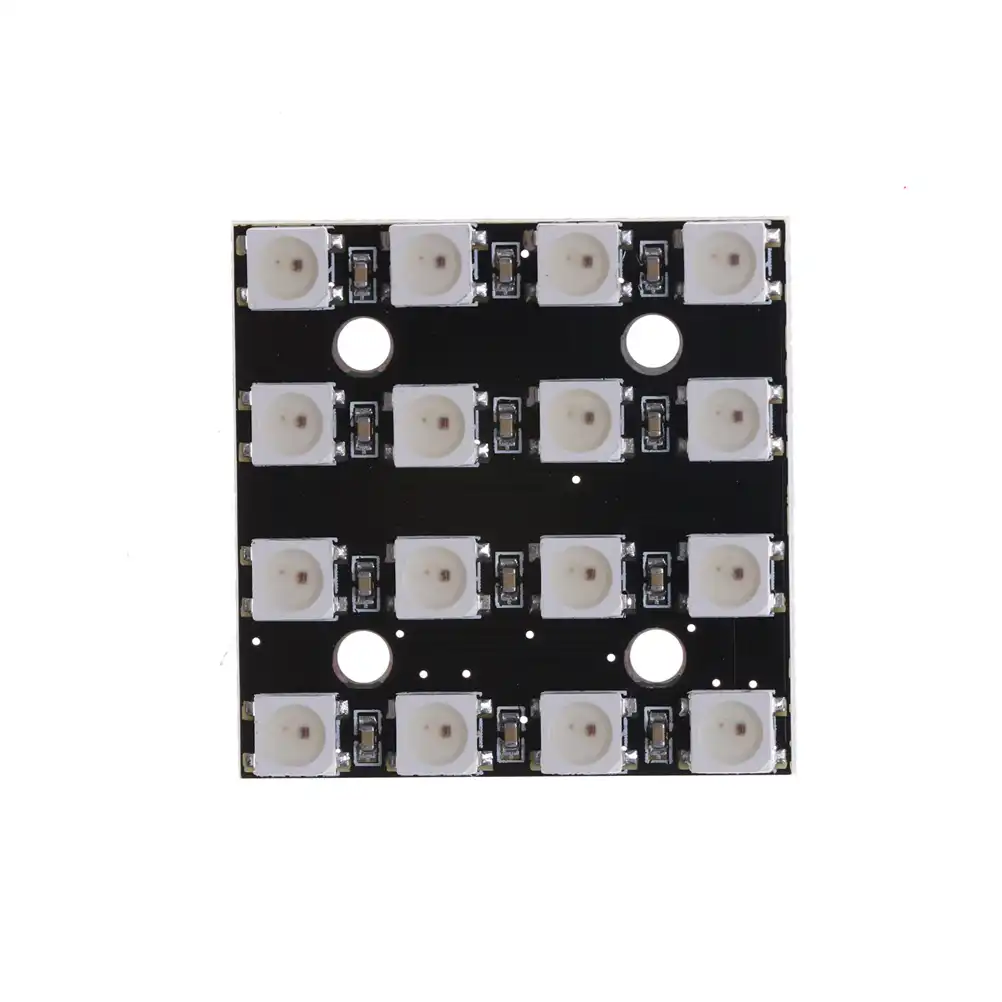 One Piece Rgb Led 4x4 16 Bit Ws2812 5050 Rgb Led Integrated Drivers For Arduino Led Modules Aliexpress