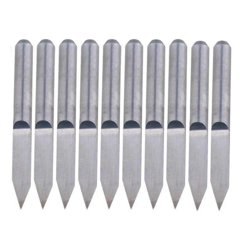 45 град Карбид CNC инструмент 1 мм fryaser V форма 10 stumucke Hartmetall Stich Bits Für Platine Heiß Verkauf
