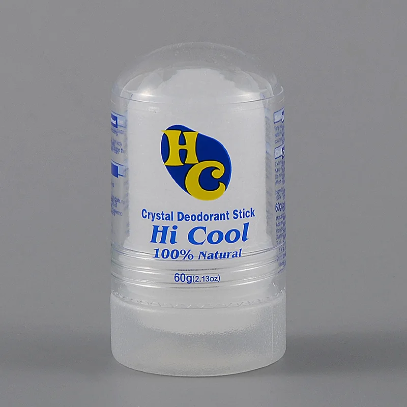 

2019 60G Portable Non-Toxic Natural Food-Grade Crystal Deodorant Alum Stick Body Underarm Odor Remover Antiperspirant