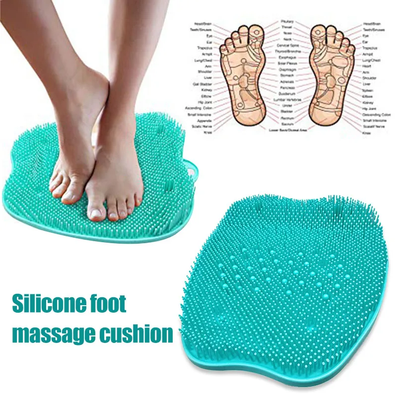 

Foot Scrubber Massager Pad Shower Foot Brush Deep Clean Exfoliate SPA YU-Home