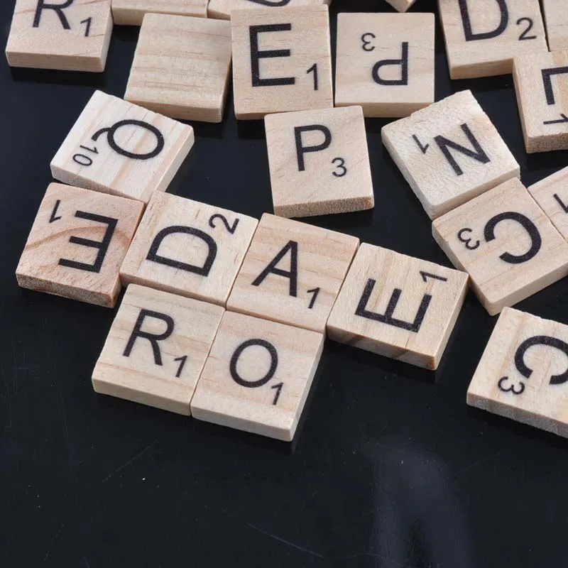 50 шт. деревянные буквы алфавита MT0896 18 мм|wood color|colorful wooden lettersnumbers wood |
