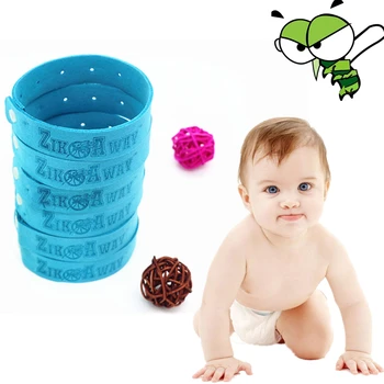 

4bags(24pcs) New Trendy natural plant anti mosquito wristband popular mosquito repellent bracelets
