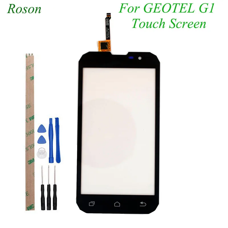 

Roson for Geotel G1 Touch Screen Perfect Replacement Touch Panel TP For Geotel G1 Mobile Phone Accessories +Tools +Adhesive