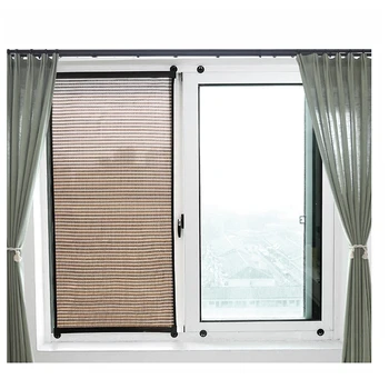 

Summer sunscreen roller blinds vertical curtain roll simple paste wall-mounted hollow breathable blackout curtains shades window