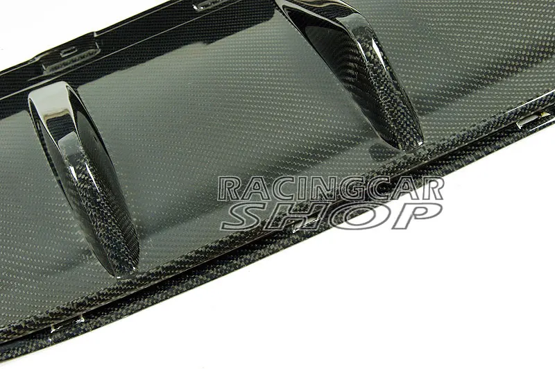 Real Carbon Fiber Rear Diffuser For BMW 6-Series F06 F12 F13 M6 M-Sport Bumper 2014UP