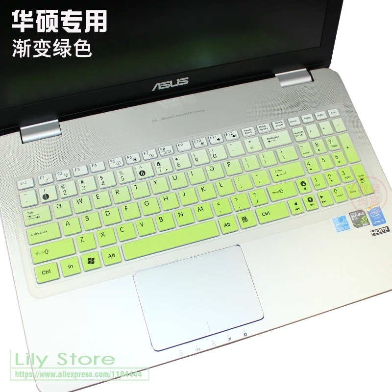 Защитный чехол для клавиатуры ноутбука ASUS VivoBook Pro N750 N750JV N750jk N751j N752vx N752vw N751jk N751jm 17