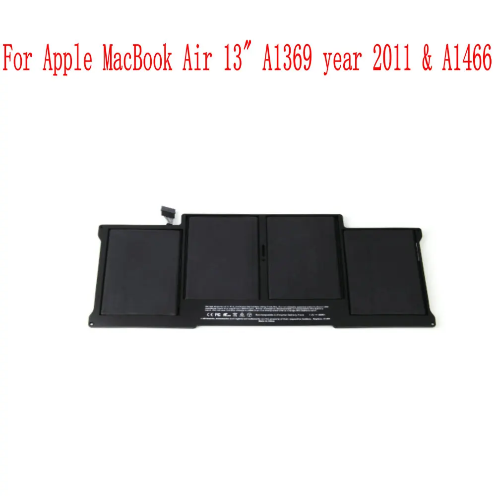 7.3V 51WH A1405 Laptop Battery For Apple MacBook Air 13" A1369 year