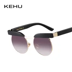 KEHU новые модные трендовые круглые женские солнцезащитные очки Классические предотвращают окунь в очках Солнцезащитные очки женские