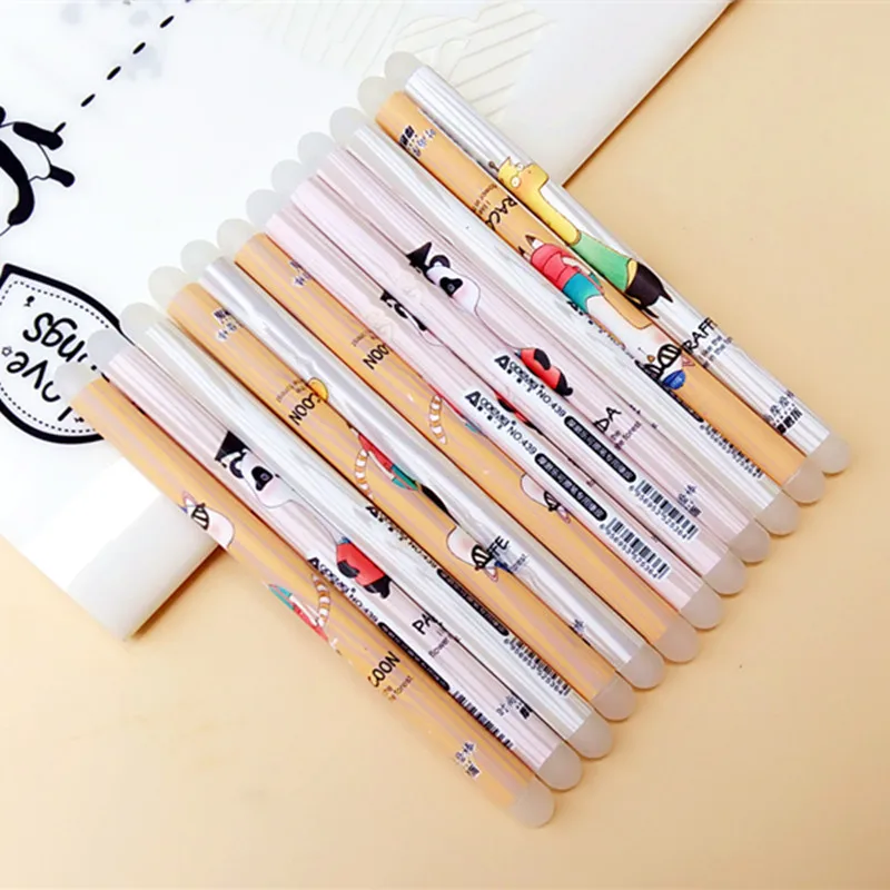 12PCS/Pack Erasable Pen Special Rubber Silicone Rubber Is Easy to Wipe