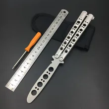 Новая версия ножа бабочка с отверткой практический тренировочный нож бабочка игровой инструмент складной нож бабочка в ноже