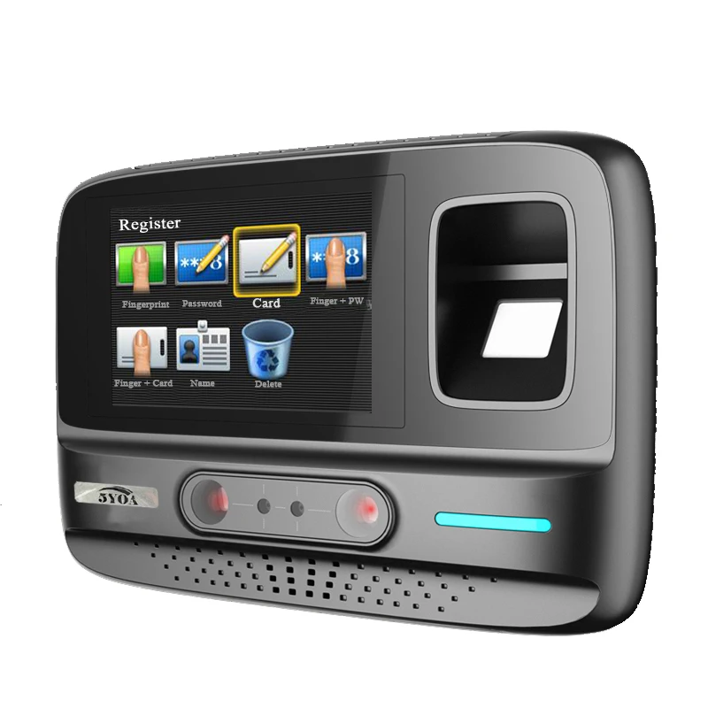 US $109.98 5YOA AF4 Time Attendance WIFI Wireless Management System Face Fingerprint Password Biometric Device Facial Recognition