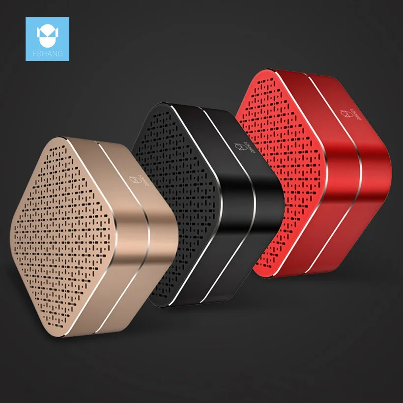 FSHANG Original Speaker Portable mini Wireless Bluetooth Metal Steel