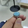 Luxury Big Blue Oval Moonstone Ring For Women Girl Fashion Crystal   Ring Engagement Jewelry Anillos Mujer L4T030 ► Photo 2/6