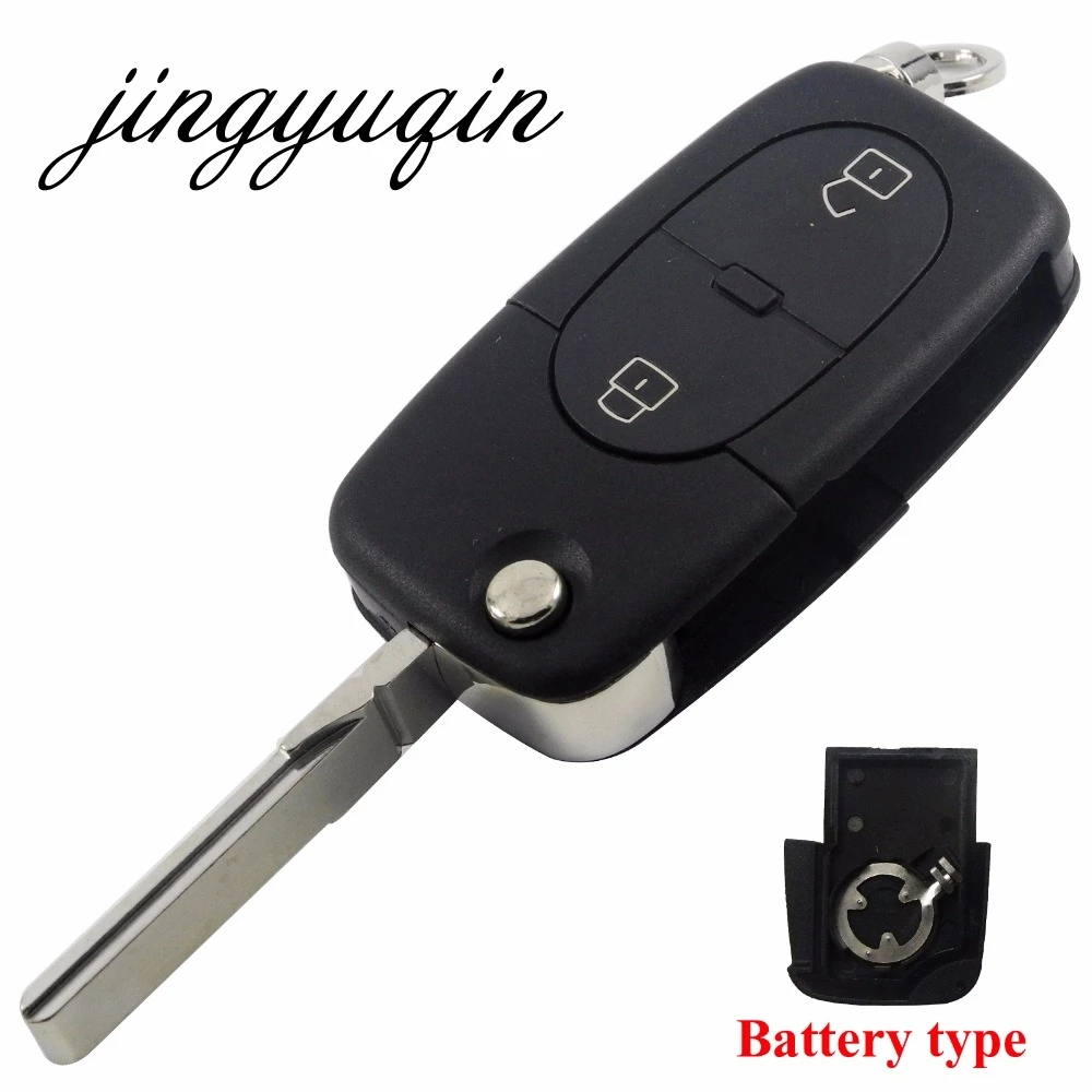 Jingyuqin 折りたたみ式リモコンキーケース 2 3ボタン クラフケース Audi A3 A6用 Shell Holder Shell Keykey Shell 2 Button Aliexpress