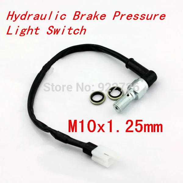 Переключатель давления гидравлического тормоза для мотоцикла M10x1.25mm для Yamaha WRF 450 Honda CRF XR Kawasaki KX 85 KXF Suzuki DRZ