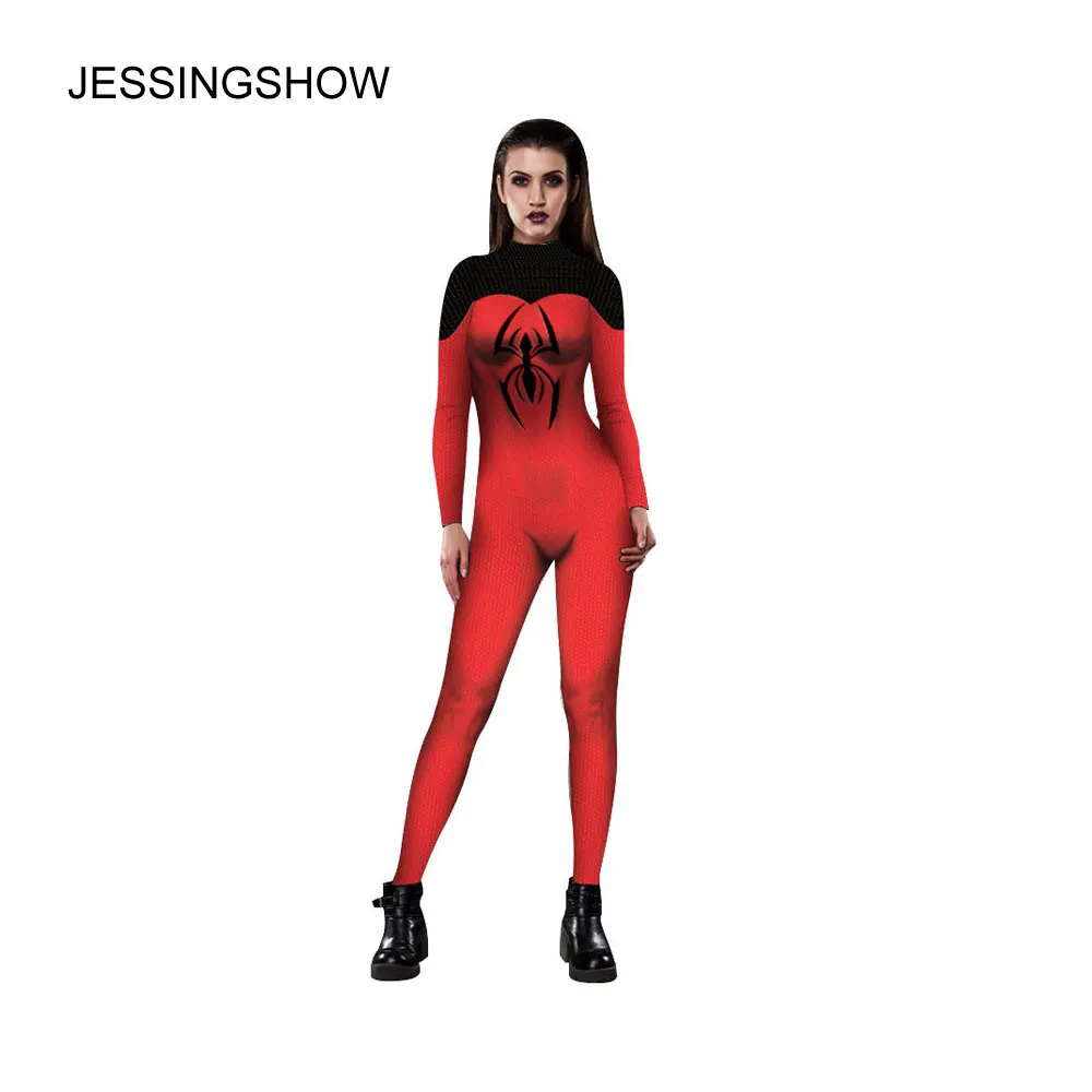 Женский комбинезон на Хэллоуин с 3D принтом длинным рукавом|jumpsuit sexy|halloween jumpsuitsexy