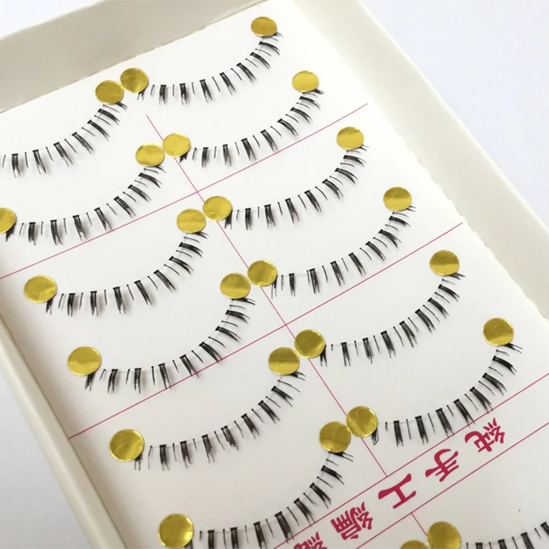 100 pairs handmade lower under bottom false eyelash make up fake eye