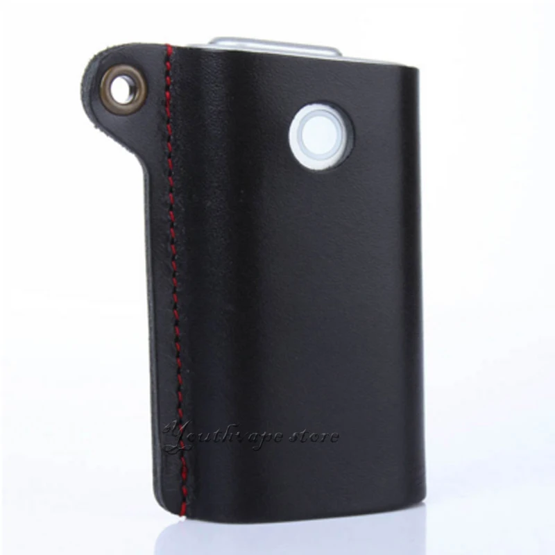 GLO защитный держатель для хранения сумка GLO кожаный чехол для GLO электронная сигарета обложка кожа синий красный черный розничная - Цвет: Black