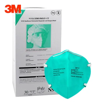 3M 9132 Dust Mask Healthcare Particulate Respirator and Surgical Mask Anti Anti viral bacteria Safety Breathing Protective Mask