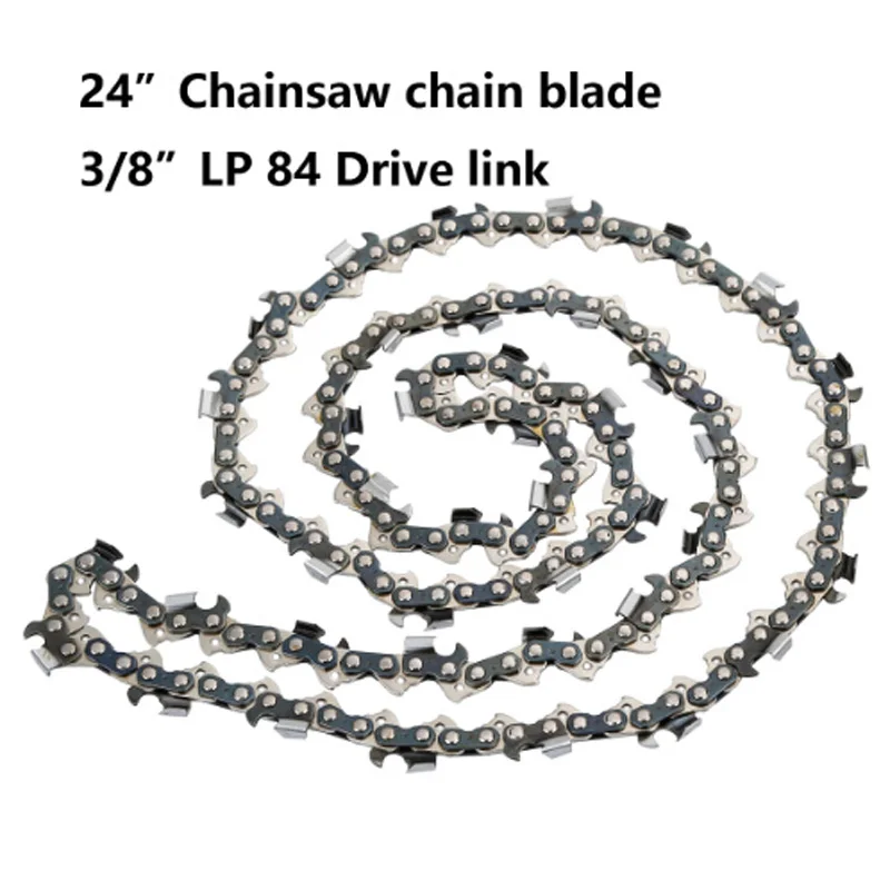 

1*Chain Replacement Steel 24'' Inch 84 Links 3/8'' LP058 Gauge Chainsaw Saw Chain Tool Parts Replacement