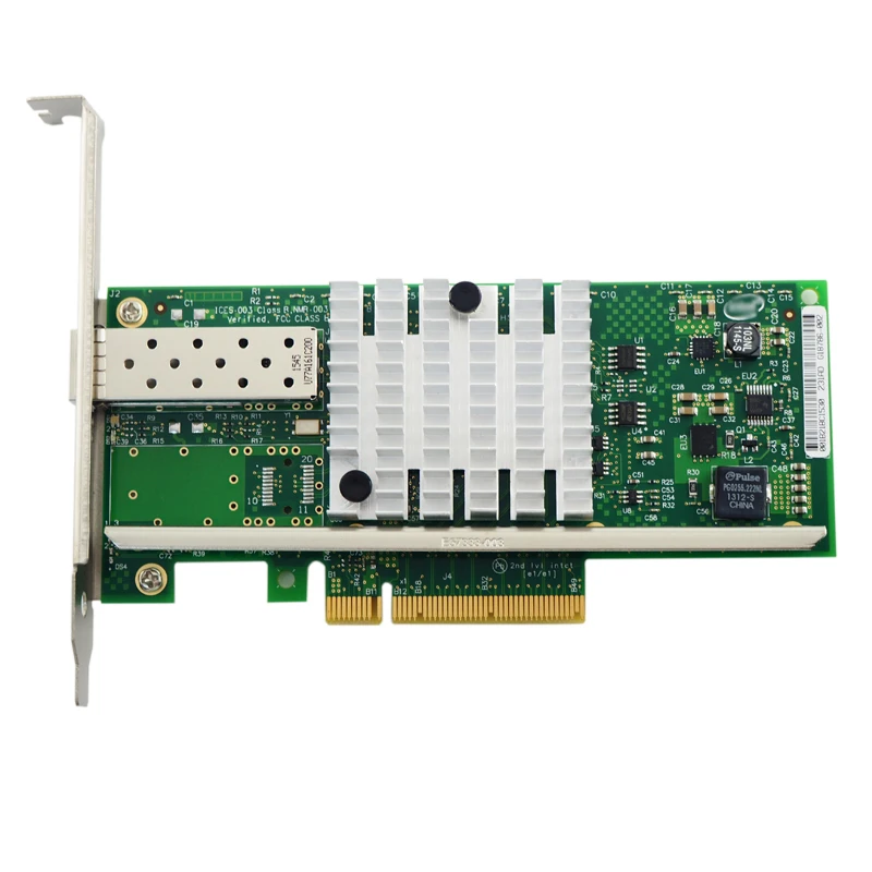 

10G волоконный LC Ethernet сервер адаптер для 82599 чипсет E10G41BTDA X520-DA1 Бесплатная доставка