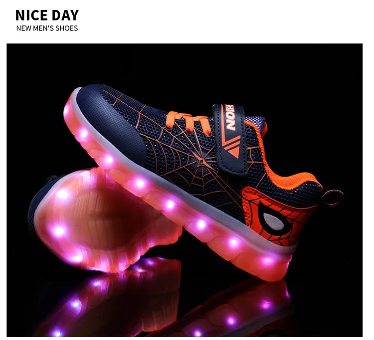 children's shoes for sale Green Pink USB New Charging Basket Led Children Shoes With Light Up Kids Casual Boys&Girls Luminous Sneakers Glowing Shoe enfant best children's shoes