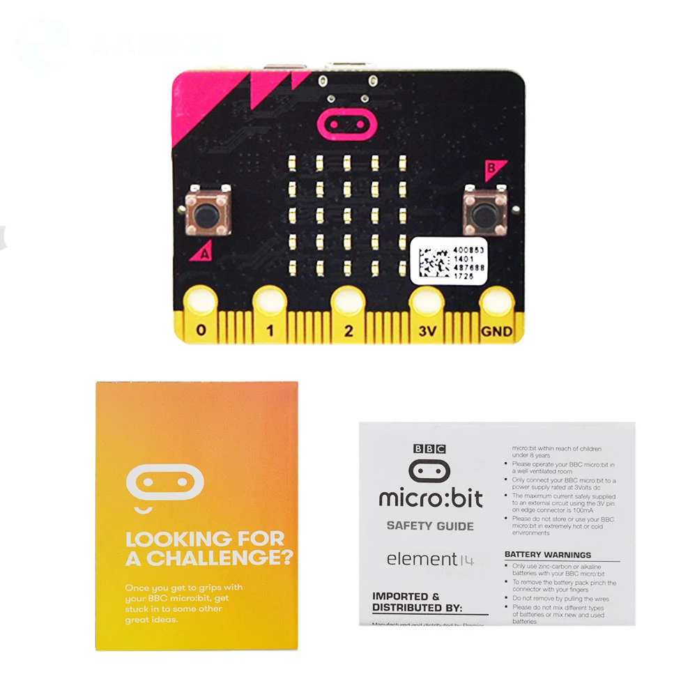 Billige BBC micro bit groß micro controller mit motion erkennung, kompass, led anzeige und Bluetooth