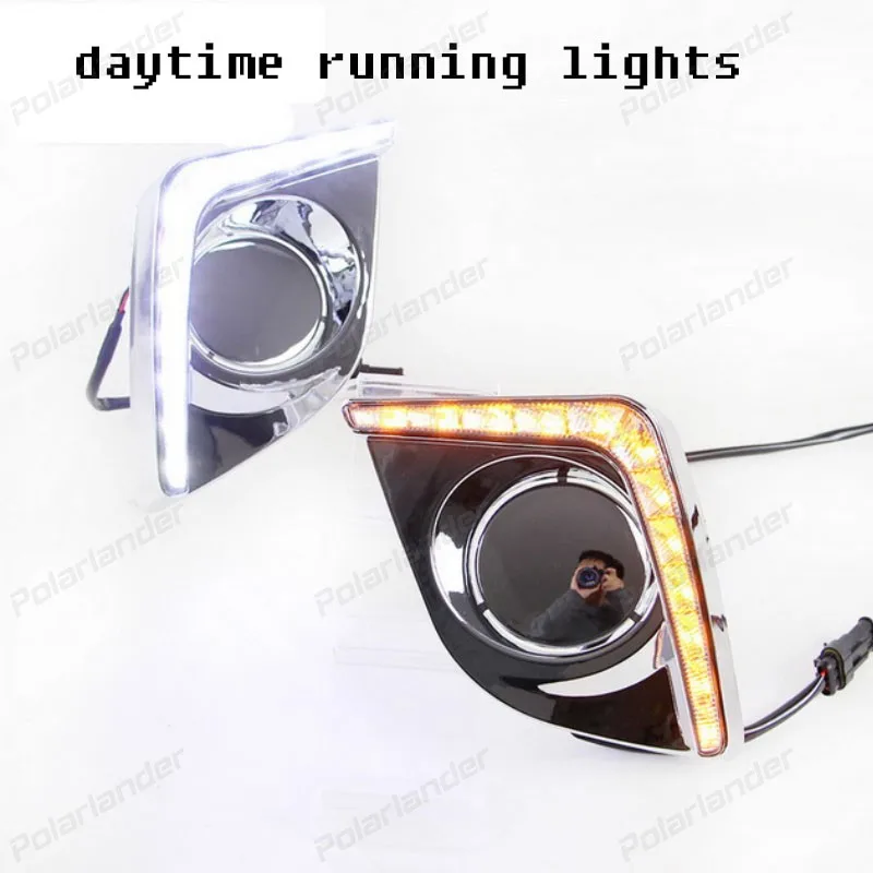 2 pcs/set auto part DRL High brightness car styling guide led fog lamps daytime running light