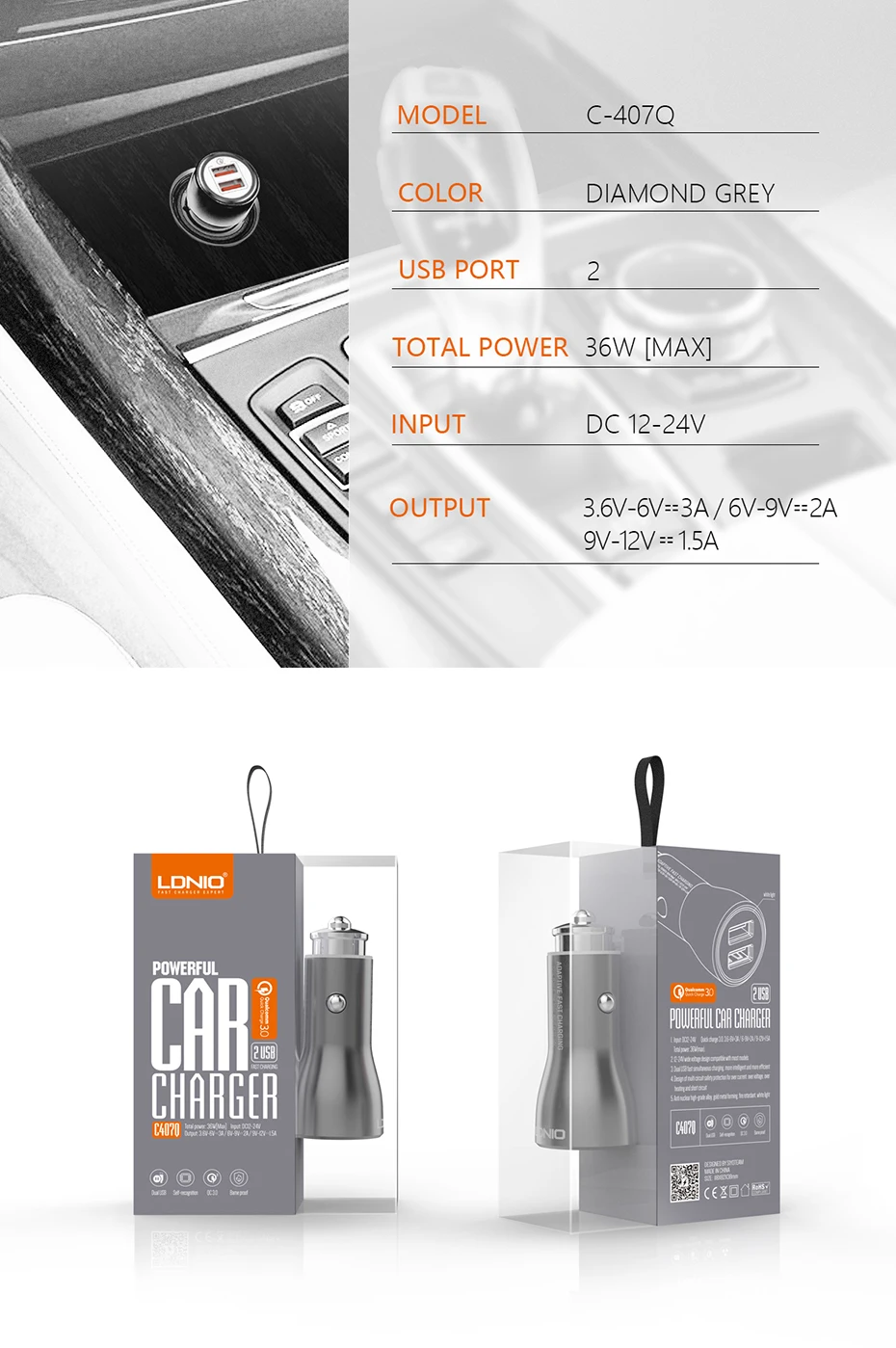 LDNIO Car charger (10)