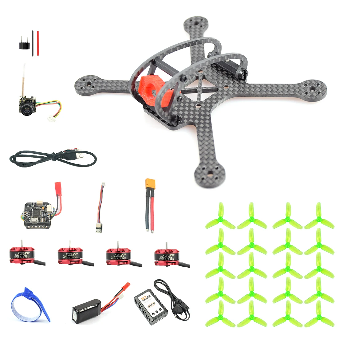 Мини 120 мм F3 OSD 2S RC FPV гоночный Дрон Квадрокоптер 700TVL камера VTX очки 10А ESC 7500KV Бесщеточный 2,4G 6ch BNF набор RTF - Цвет: PNF No Remote