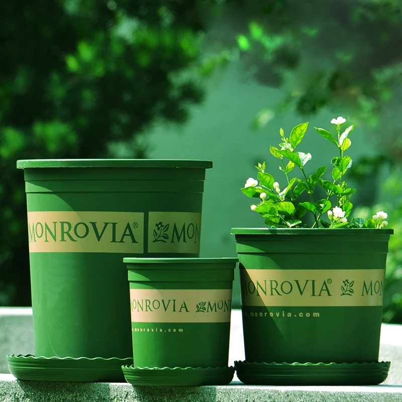 2pcs/lot 1 Gallon Garden Planting Plastic Resin Flower Tub Gallon Pots