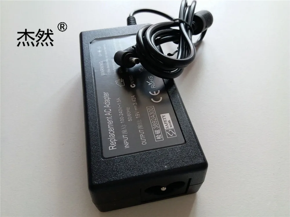 65W 19V 3.42A AC Power Supply Adapter  Charger For Acer Chromebook 11 13 15: C720, C720P, C730