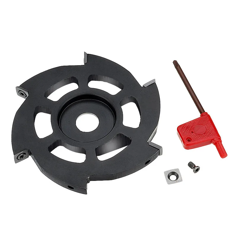 

Alloy Steel 115mm Wood Carving Disc 6 Square Round Carbide Inserts Angle Grinder Disc Wood Shaping Disc Woodworking Cutting Disc