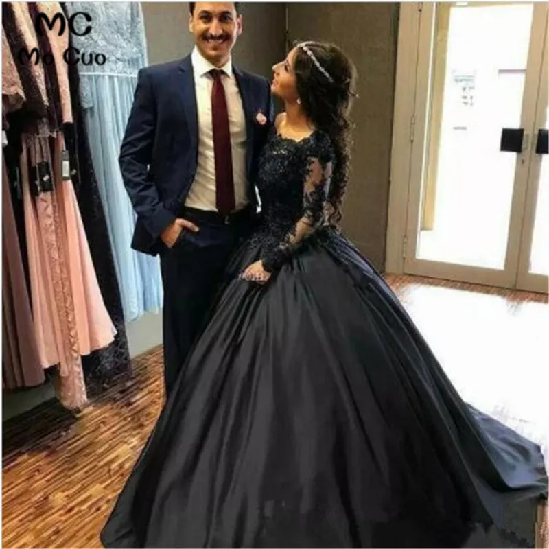 ED0424-Exquisite-Navy-Blue-Black-Ball-Gown-Off-Shoulder-Long-Sleeves-Beaded-Appliques-Gowns-Evening-Dress.jpg_640x640