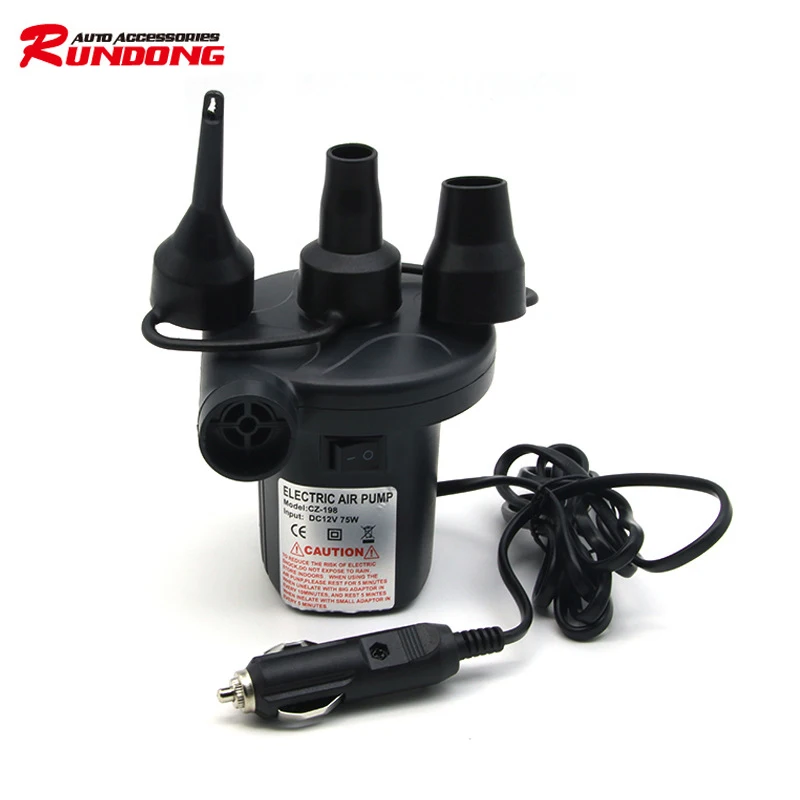 DC12V Electric Car Plug Air Pump Inflator Car Auto Air Pump For Camping