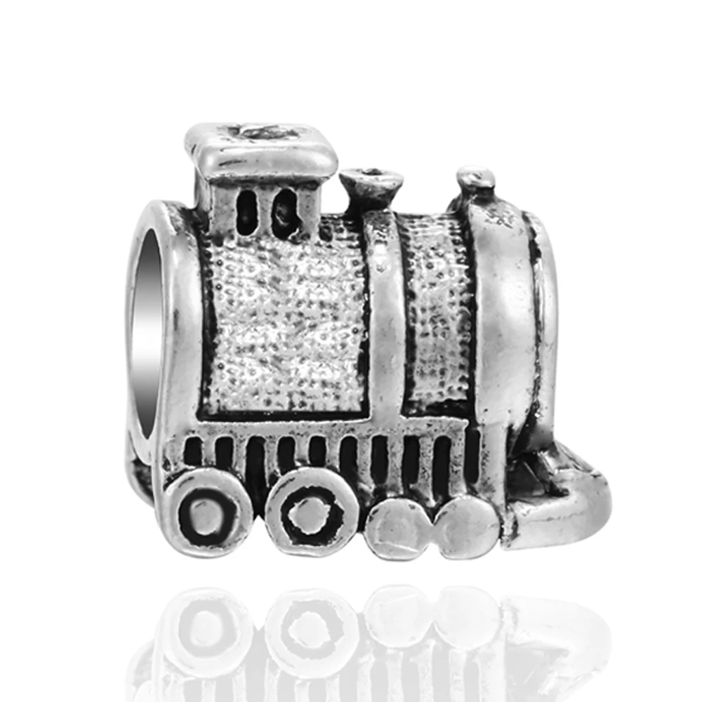 

Fashion Beads Kralen Wholesale Cute Gift Cartoon Train Shaped For Womens DIY Bracelets Hot Sale Charm Bead Trendy