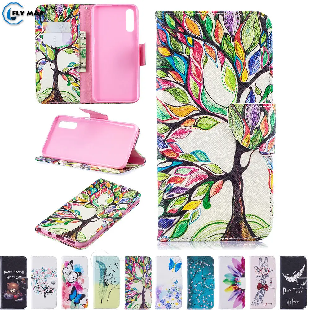 

Flip Case for Samsung Galaxy A50 2019 A505F/DS A505FD A505FN Phone Leather Cover SM-A505F/DS SM-A505FD SM-A505FN Painted Case