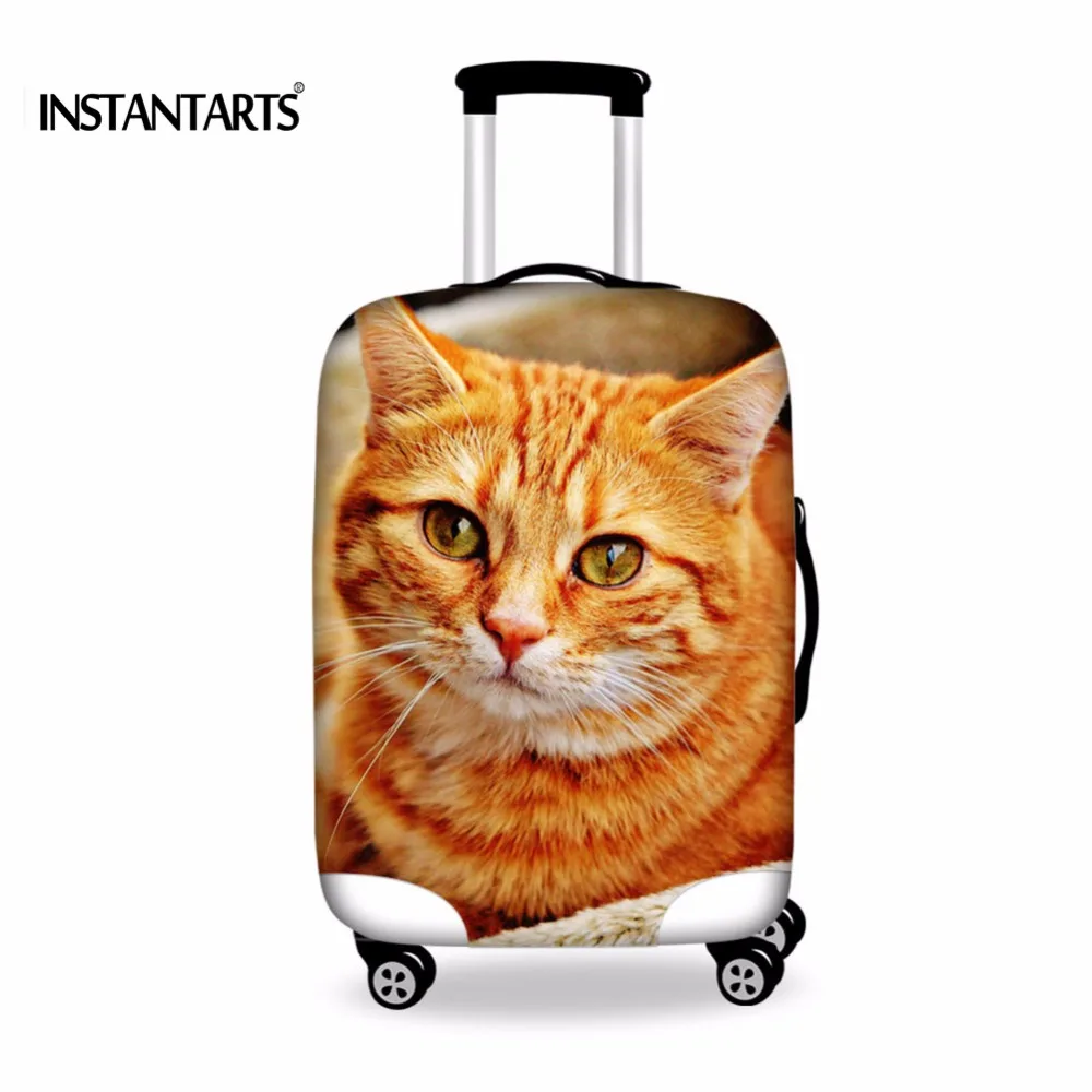 INSTANTARTS Cute 3D Animal Cat Luggage Protective Covers for 18 30 Inch