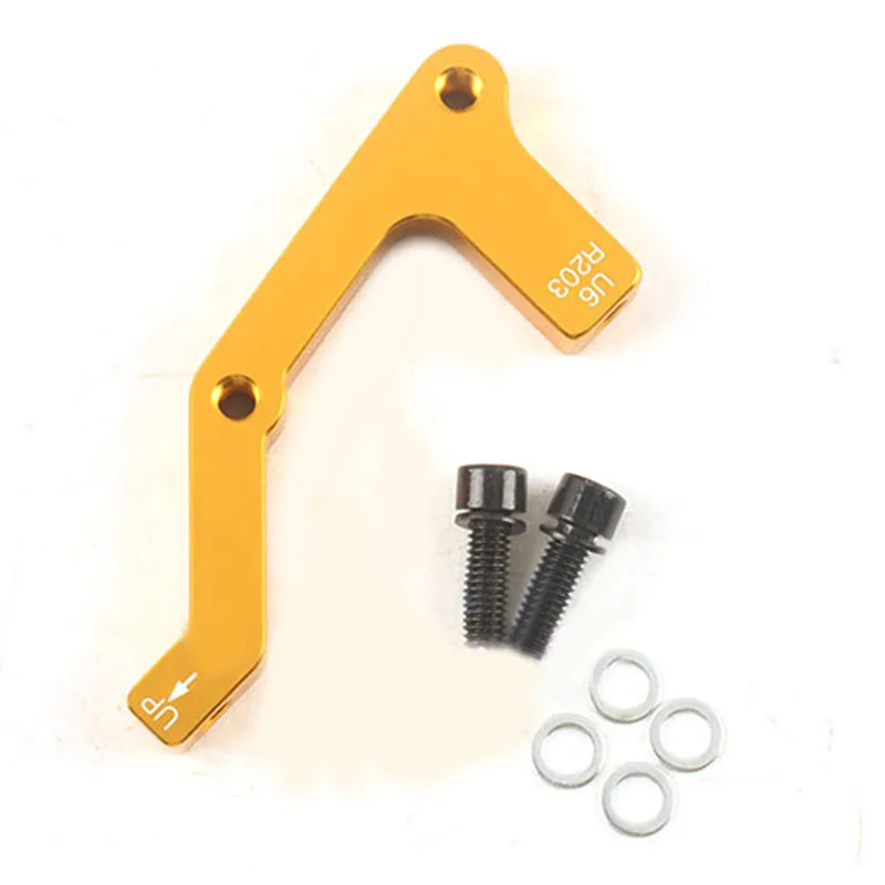 Aluminium Alloy  Bike Disc Brake Adaptor 8 Inch MTB Bike Disc Brake Rotor Mount For Rear Post Caliper to IS 203mm Adaptor New