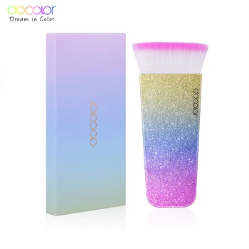 

Docolor 1 PCS Contour Brush Rainbow Makeup Brushes Highlight Brush Multifunctional Make Up Brushes Beauty Essential makeup tool