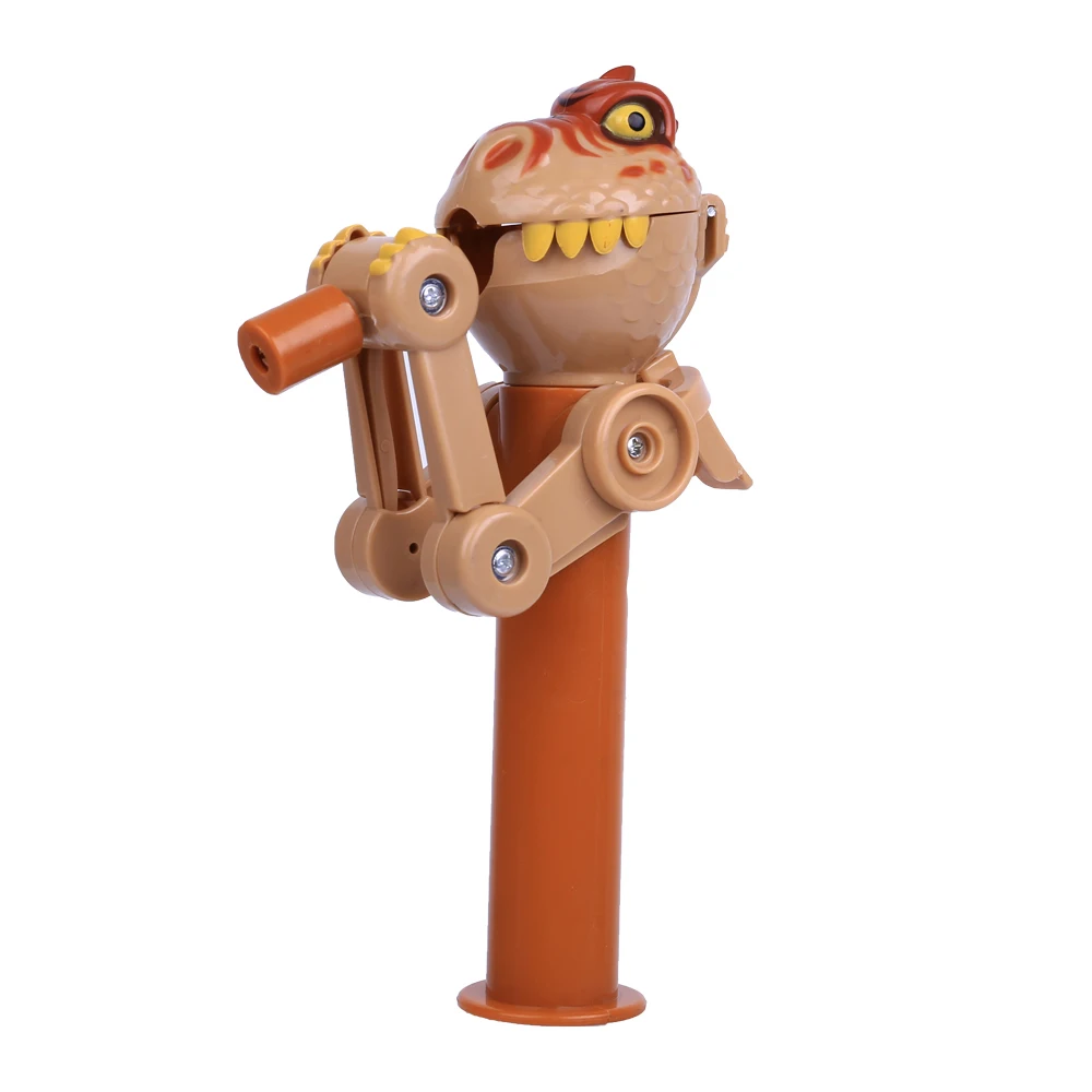 Творческая личность динозавр игрушки леденец держатель декомпрессии леденец робот декомпрессии конфеты игрушки, защищенные от пыли для детей