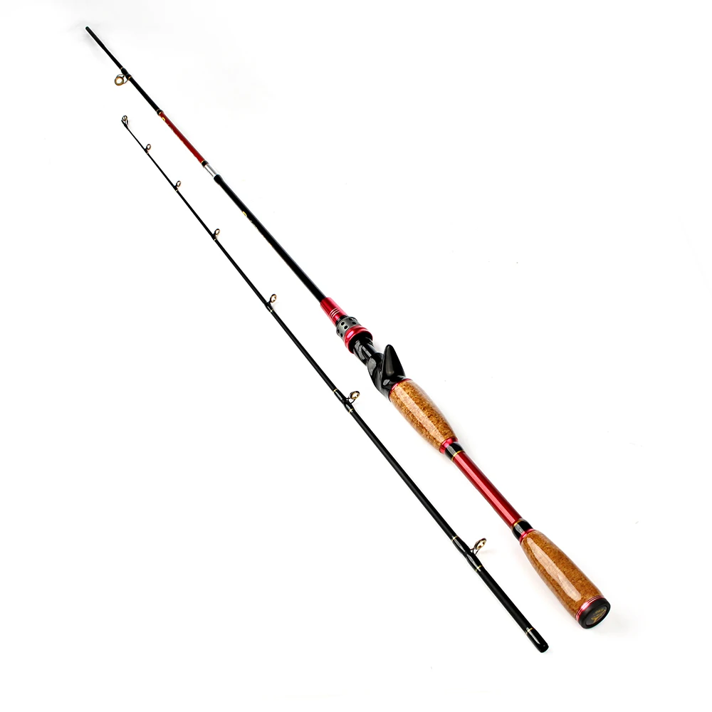 

FISHKING Two Segments Sections 99% Carbon Brand Super 2.1m C.W.10-25g Plug Baitcasting Hard Lure Fishing Rod Tackle Shop