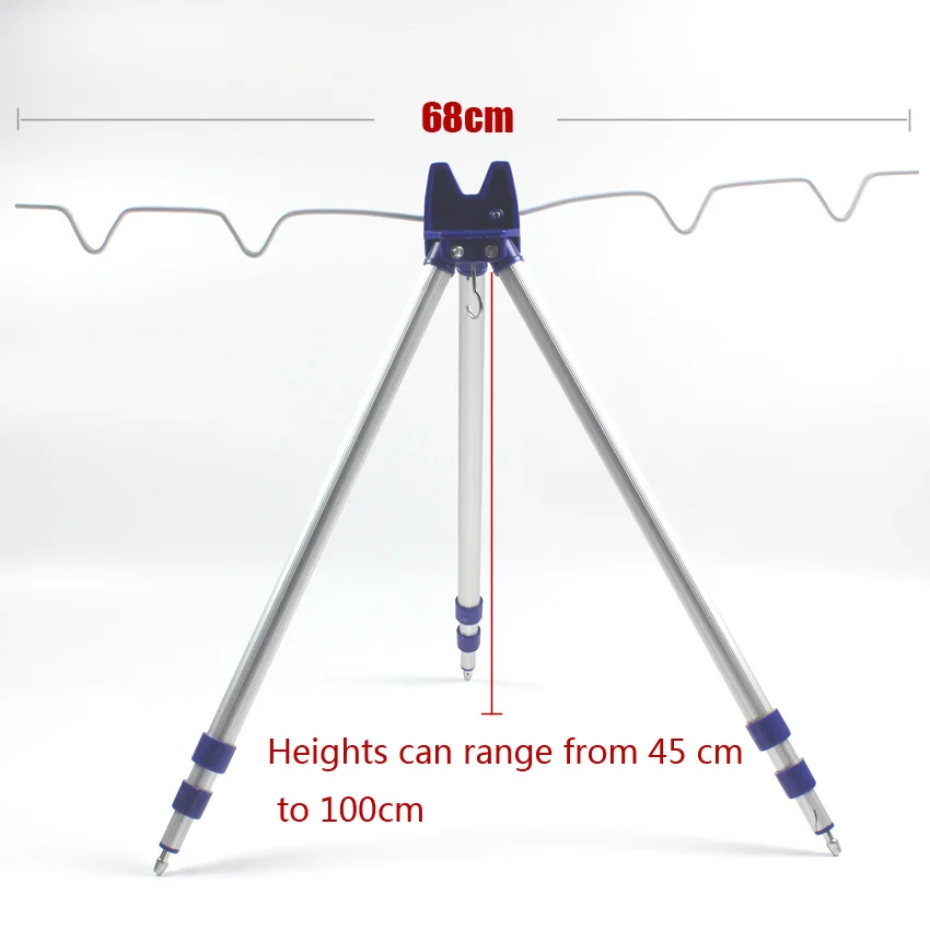Карп Рыболовный штатив Выдвижной алюминиевый кронштейн для телескопической удочки