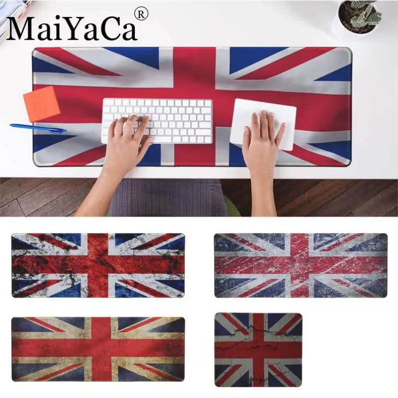 MaiYaCa свой собственный коврики british_flag Мышь колодки компьютер Аниме Коврик для